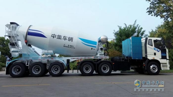 20臺“綠色鋼鐵軍團(tuán)”出征！中集車輛&一汽解放新能源半掛攪拌車奔赴西南賦能綠色建設(shè)