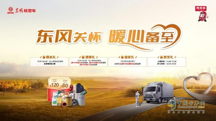 東風(fēng)輕型車暖心關(guān)懷，卡友福利年終備至