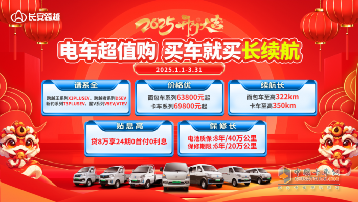 長安跨越2025開門大吉，購車享多重福利！