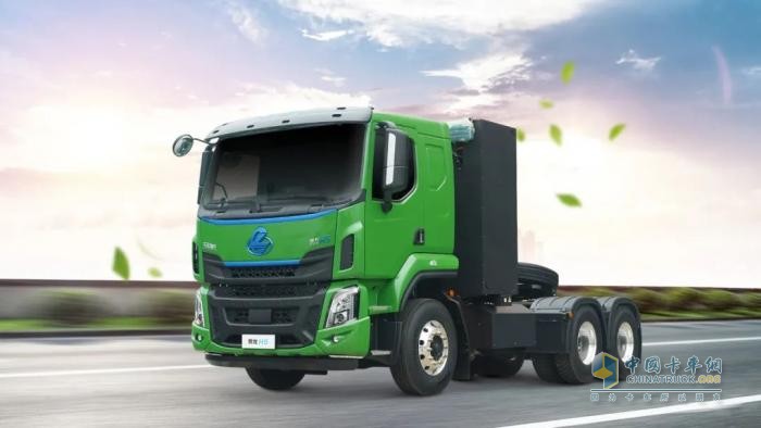 電耗低至1.1度電/km，乘龍H5新能源牽引車不簡單
