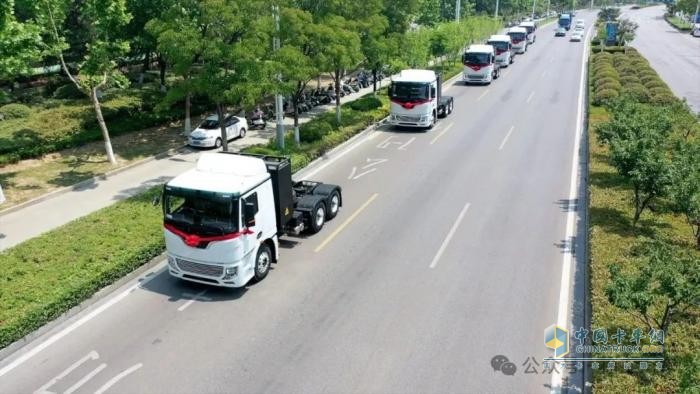 目的地：大西北！100臺(tái)徐工新能源重卡滿電啟程