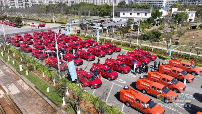 66 輛慶鈴汽車“生命之舟”入玉溪，筑牢新時代國家應(yīng)急救援堅固壁壘