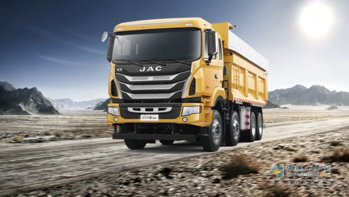 江淮格爾發(fā)K5W 8×4自卸車，2023助你高效高收益！