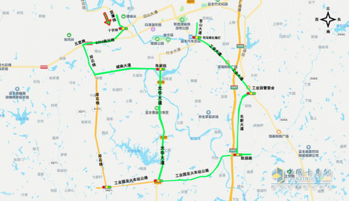 江西宜春?；愤\輸車輛限制通行