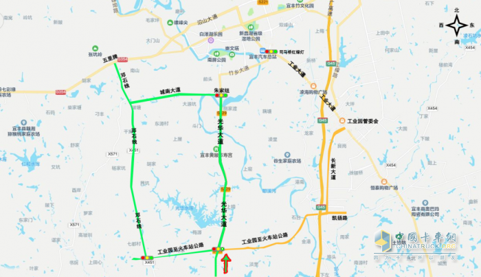 江西宜春?；愤\輸車輛限制通行