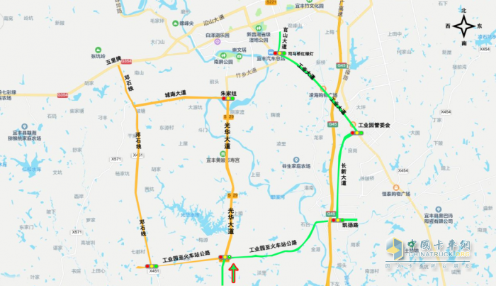 江西宜春?；愤\輸車輛限制通行