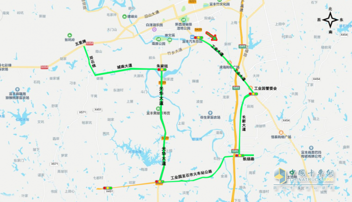 江西宜春?；愤\輸車輛限制通行