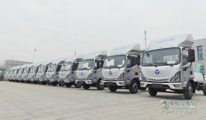 福田汽車新能源汽車商丘首批地產(chǎn)車成功下線，啟幕綠色出行新篇章
