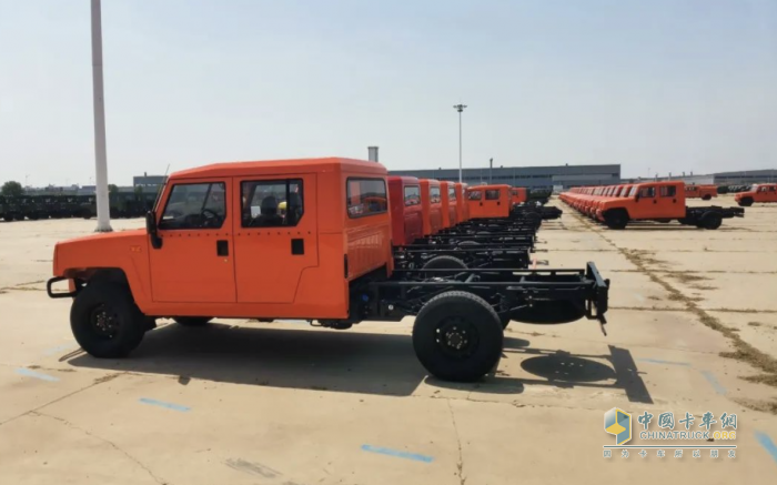 695臺(tái)！玉柴喜提魏橋黃驊皮卡專用車大單