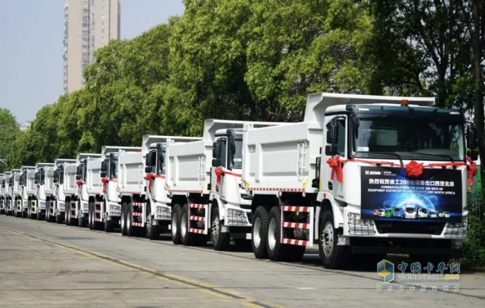 百輛齊發(fā)！中集車輛助力西亞北非基礎設施建設！