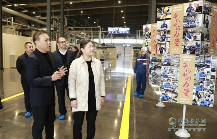 廣西壯族自治區(qū)國資委主任尤莉莉到玉柴調研