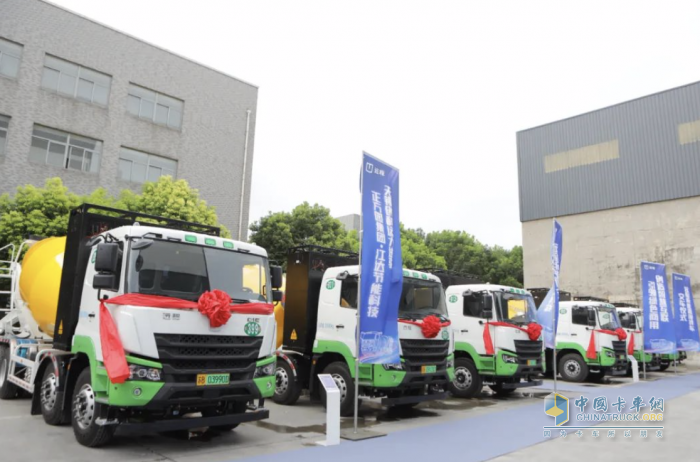 零碳高效漢馬科技M7E純電動(dòng)攪拌車(chē)，綠色創(chuàng)富遙遙領(lǐng)先