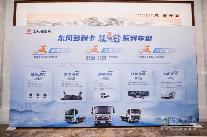百業(yè)錢途任吾行，東風多利卡“任吾行”系列產品上市發(fā)布