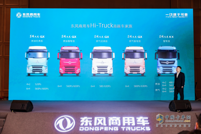 重新定義中國高端重卡！東風(fēng)商用車Hi-Truck高端車家族發(fā)布