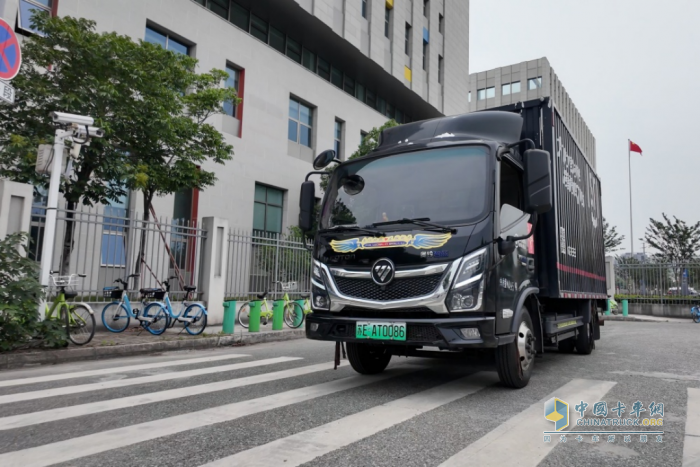 福田奧鈴智藍新能源純電輕卡以實力破解用戶運營痛點