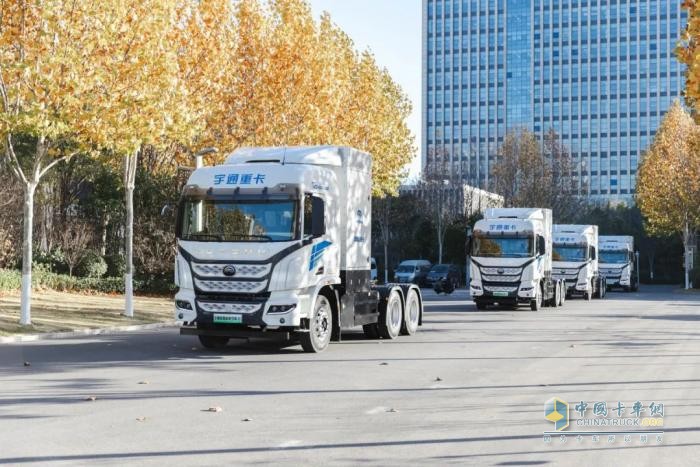 宇通重卡,新能源商用車,氫燃料牽引車