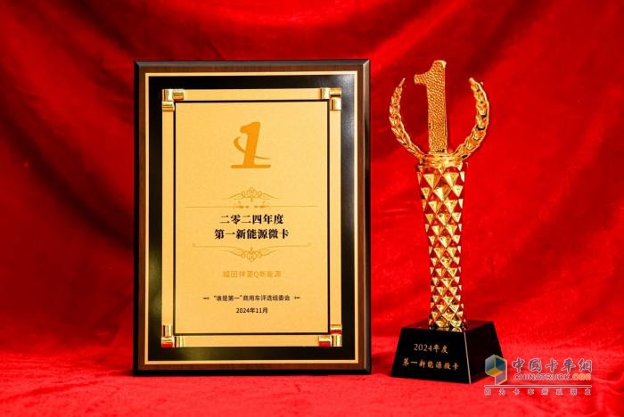 行業(yè)新標桿！福田祥菱Q榮膺“2024年度第一新能源微卡”大獎