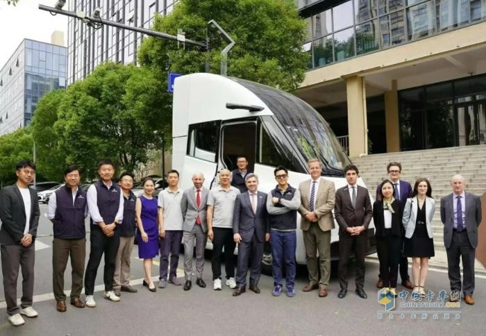 法國駐滬總領(lǐng)事訪問葦渡科技，助力新能源重卡加速歐洲交付