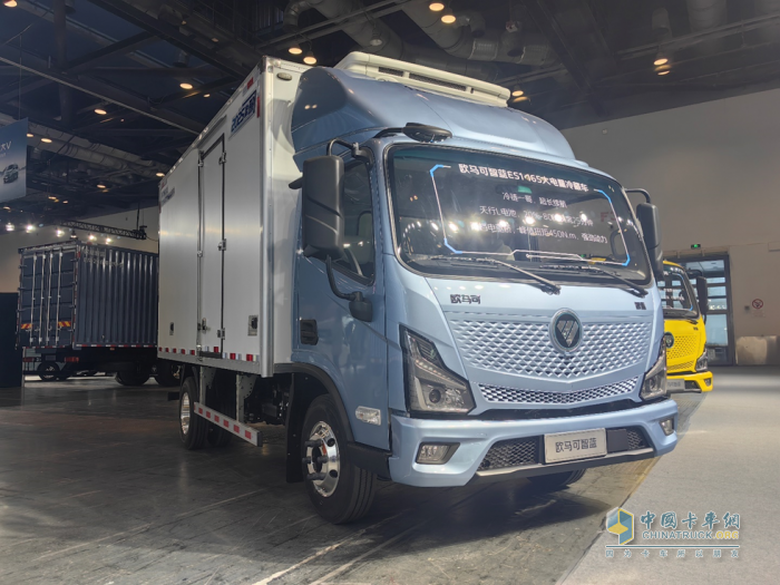 續(xù)航超500km，歐馬可智藍(lán)165度純電輕卡 “大電量天花板”