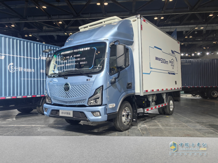 續(xù)航超500km，歐馬可智藍(lán)165度純電輕卡 “大電量天花板”