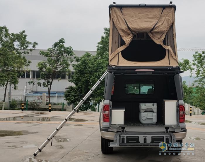 皮卡小專車特權(quán)+戶外宿營無限用電，長安獵手遠行版上市