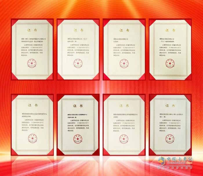 質(zhì)量領(lǐng)域再獲肯定！濰柴拿獎到手軟