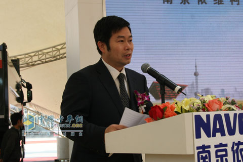 2010北京車展南京依維柯領(lǐng)導致辭