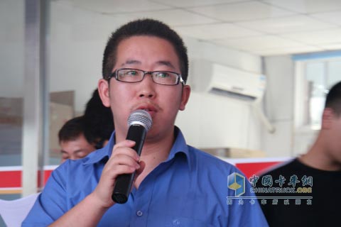 北京柳汽乘龍609安全萬(wàn)里行代表發(fā)言