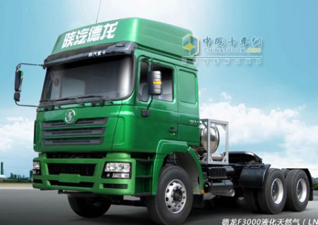 陜汽 德龍F3000 液化天然氣(LNG) 380馬力 6×4 牽引車