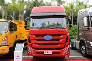 四川現(xiàn)代 致道800W重卡 350馬力 4X2國(guó)五 牽引車(chē)(CNJ4180KPG36V)