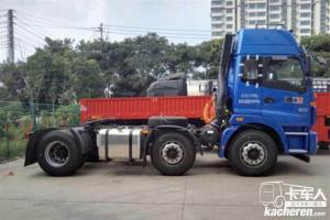 福田 歐曼ETX 6系重卡 380馬力 6X2 國(guó)五LNG牽引車(chē)(雙罐)(BJ4253SNFCB-XA)