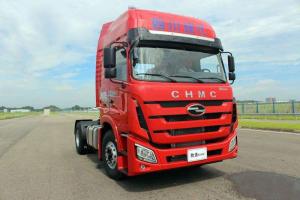 四川現(xiàn)代 致道800W重卡 350馬力 4X2國(guó)五 牽引車(chē)(CNJ4180KPG36V)