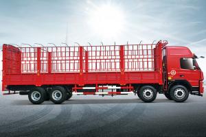 大運(yùn) 新N8E 輕量化 350馬力 8X4 國(guó)五9.6米倉(cāng)柵式載貨車(chē)(12JSD180TA)(CGC5310CCYD5DDHD)