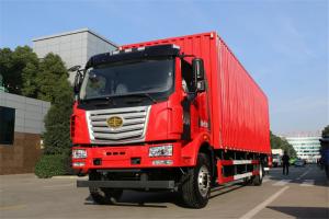 一汽解放青汽 金陸中卡 220馬力 4X2 9.6米 國(guó)五廂式載貨車(LZT5180XXYPK2E5L10A95)