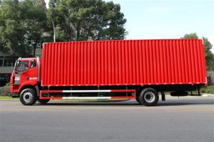 一汽解放青汽 金陸中卡 220馬力 4X2 9.6米 國(guó)五廂式載貨車(LZT5180XXYPK2E5L10A95)