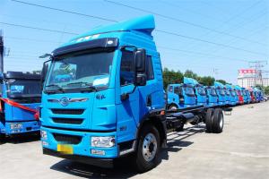 一汽解放青汽 龍V中卡 180馬力 4X2 7.65米 國五廂式載貨車底盤(CA5160XXYPK2L5E5A80-3)