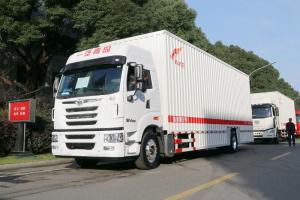 一汽解放青汽 途V重卡 290馬力 4X2 9.65米 國(guó)五廂式載貨車(CA5180XXYP2K2L7E5A80)