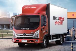 福田奧鈴 新捷運(yùn)小鋼炮 156馬力 4×2 國(guó)五 單排廂式載貨車 