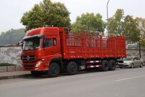東風(fēng)商用車(chē) 天龍重卡 420馬力 8X4 9.6米 國(guó)五倉(cāng)柵式載貨車(chē)(DFH5310CCYA1)