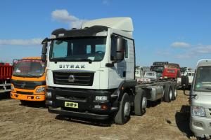 中國(guó)重汽 汕德卡SITRAK C5H重卡 340馬力 8X4 8.6米 國(guó)五欄板載貨車(chē)底盤(pán)(ZZ1316N466GE1)