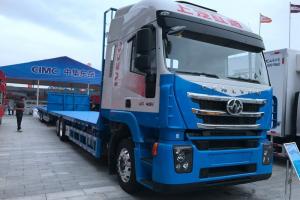 上汽紅巖 杰獅C500 430馬力 6X2R 國五 中置軸平板運輸車(CQ5256TPBLLXVG623)