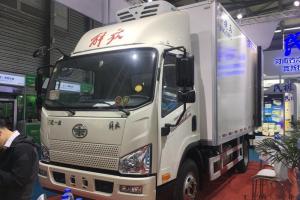  解放 J6F 160馬力 4X2 4.13米 國(guó)五 冷藏車(chē)(萬(wàn)里揚(yáng)6擋)(CA5044XLCP40K2L1E5A84) 