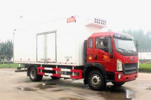 重汽HOWO輕卡 G5X 220馬力 4X2 6.64米 國五 排半冷藏車(ZZ5187XLCG521DE1)