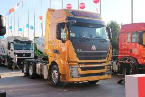 中國重汽 HOWO TH7重卡 440馬力 6X4 國六 AMT自動(dòng)擋牽引車(ZZ4257V384HF1CB)