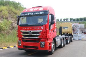 上汽紅巖 杰獅C6-M重卡 標載節(jié)能版 440馬力 6X4 LNG 國六 牽引車(速比3.7)(CQ4257HD12384T)