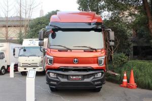 飛碟締途 XH 245馬力 6X2 7.7米 國(guó)五 排半倉(cāng)柵式載貨車(chē)