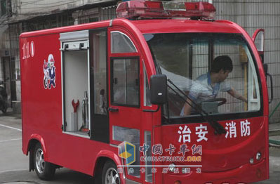 荊州消防研制電動(dòng)消防車巡邏車