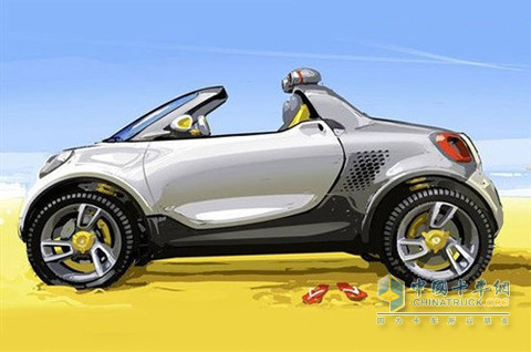 奔馳smart小型電動(dòng)皮卡
