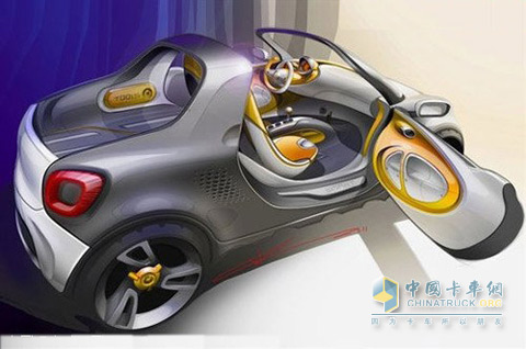奔馳smart小型電動(dòng)皮卡